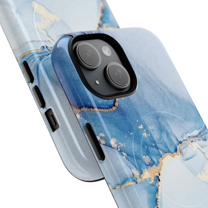 Protective Magnetic Phone Case – Blue Agate