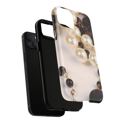 Protective Magnetic Phone Case – Noir Pearl