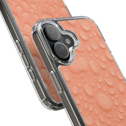Clear Phone Case – Apricot Rain