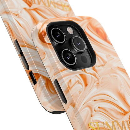Impact-Resistant Phone Case – Peach Sorbet