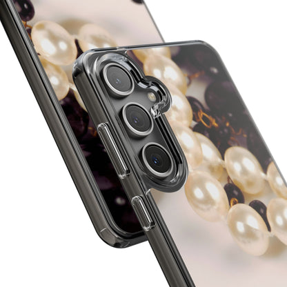 Clear Phone Case – Noir Pearl