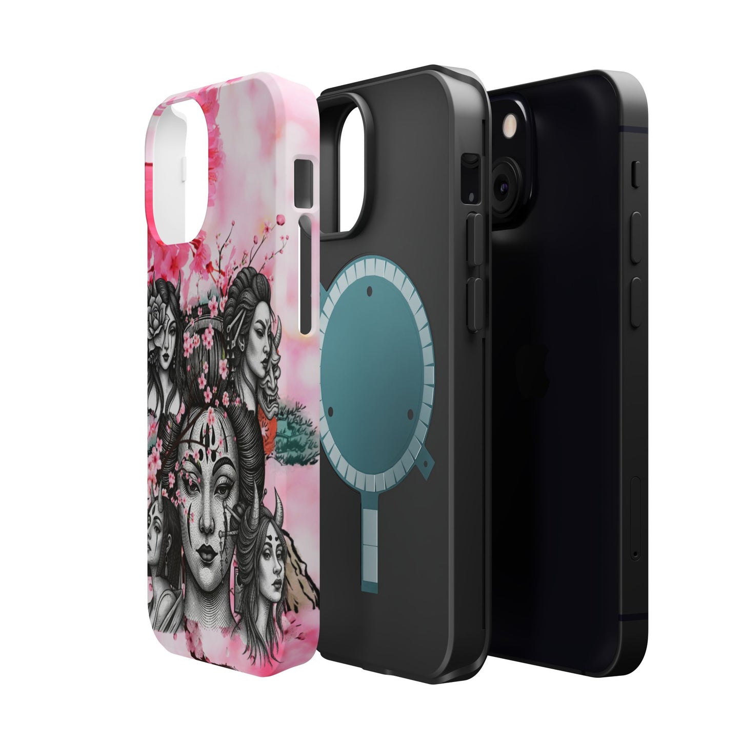 Wireless-Charging Compatible Case – Blossom & Thorn