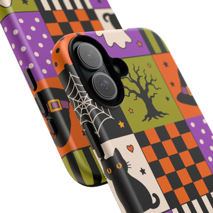 Protective Phone Case – Spooky Patchwork