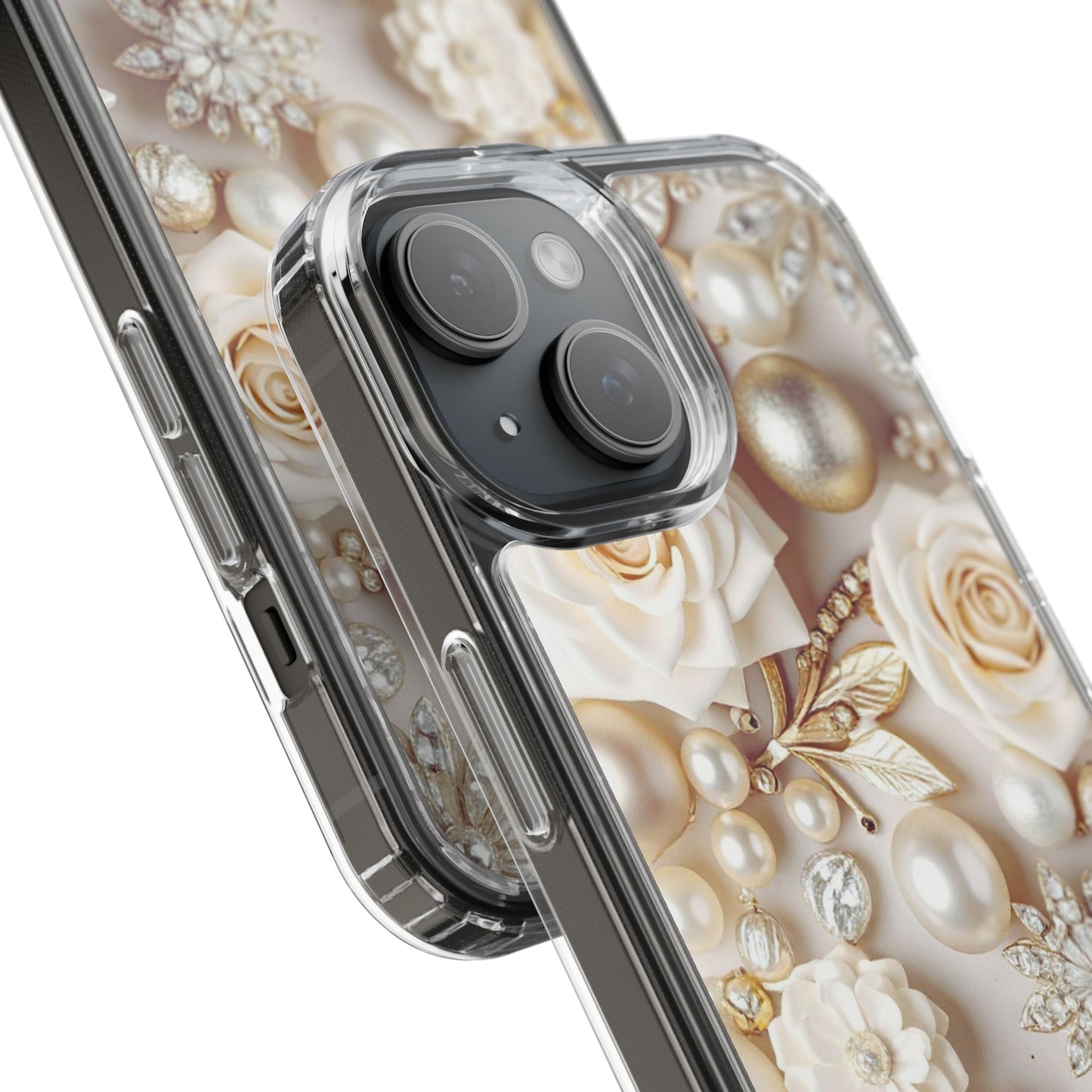 Clear Phone Case – Ivory Opulence