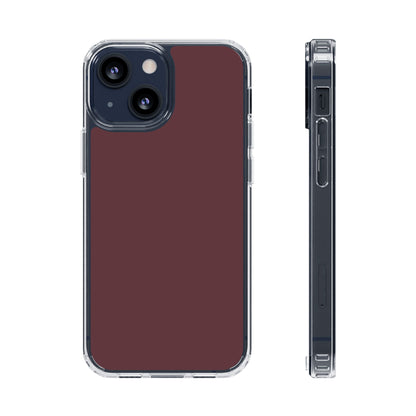 Clear Phone Case – Mulled Wine – Compatible with iPhone 13–17 & Samsung Galaxy S25–S26 Series