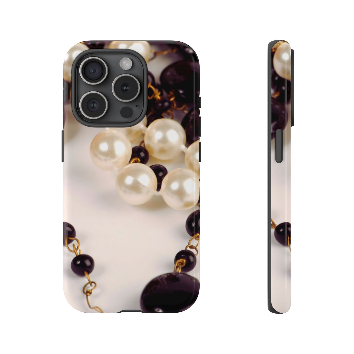 Protective Phone Case – Noir Pearl