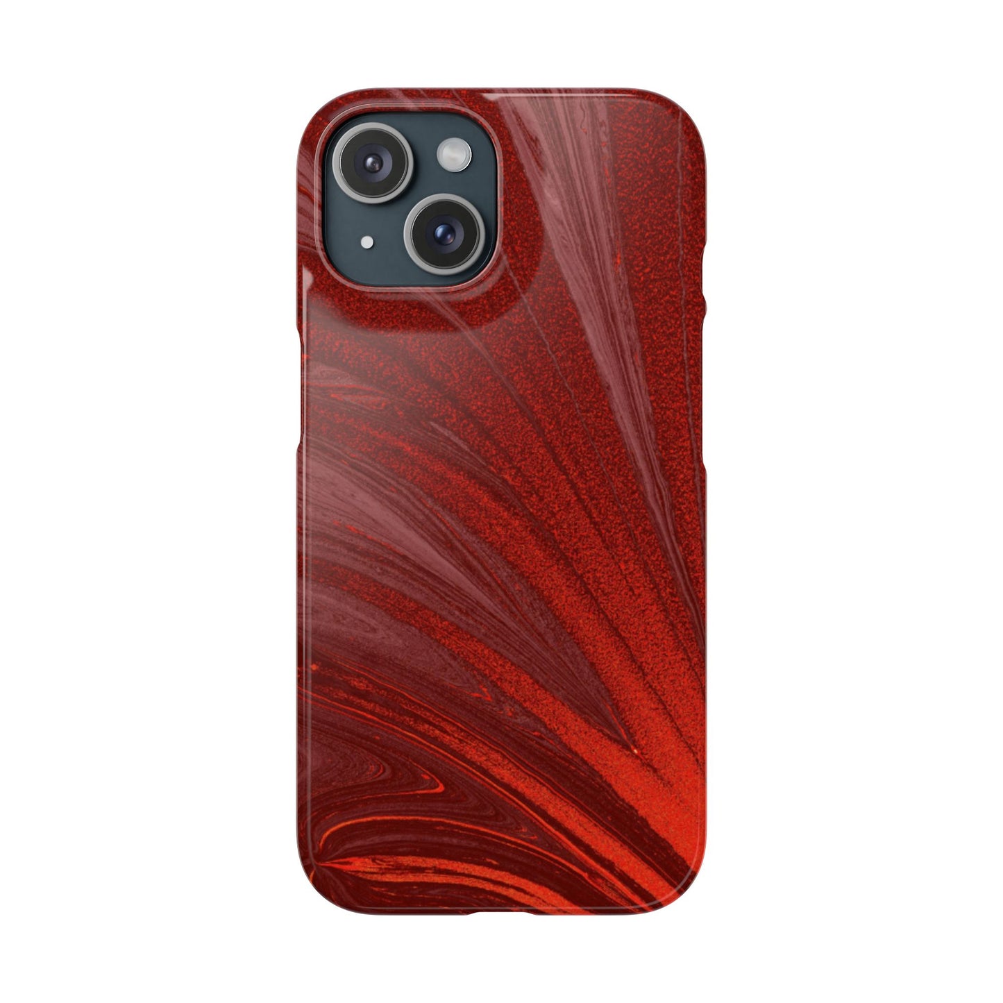 Snap Phone Case – Crimson Current
