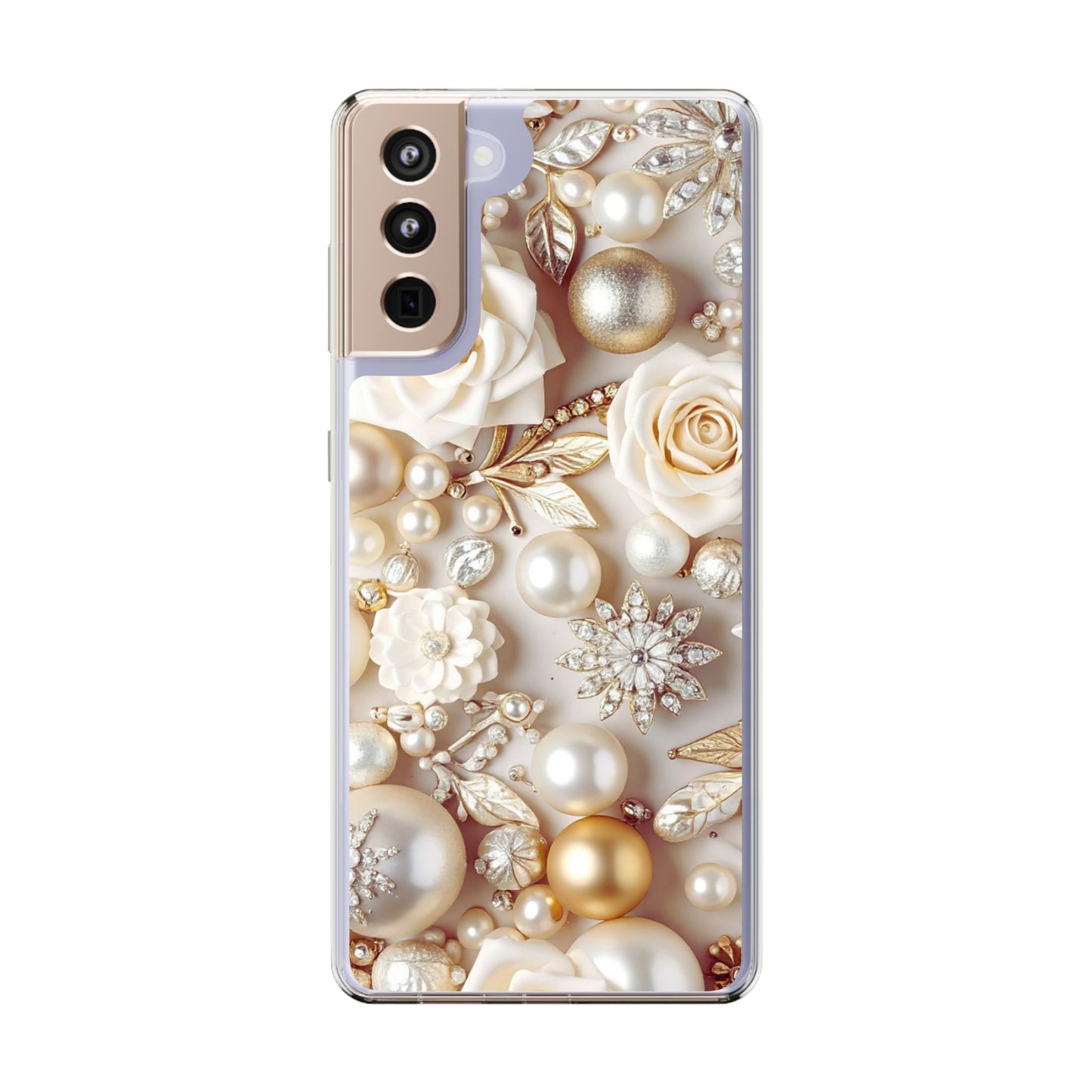 Clear Phone Case – Ivory Opulence