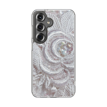 Clear Phone Case – Lace Veil