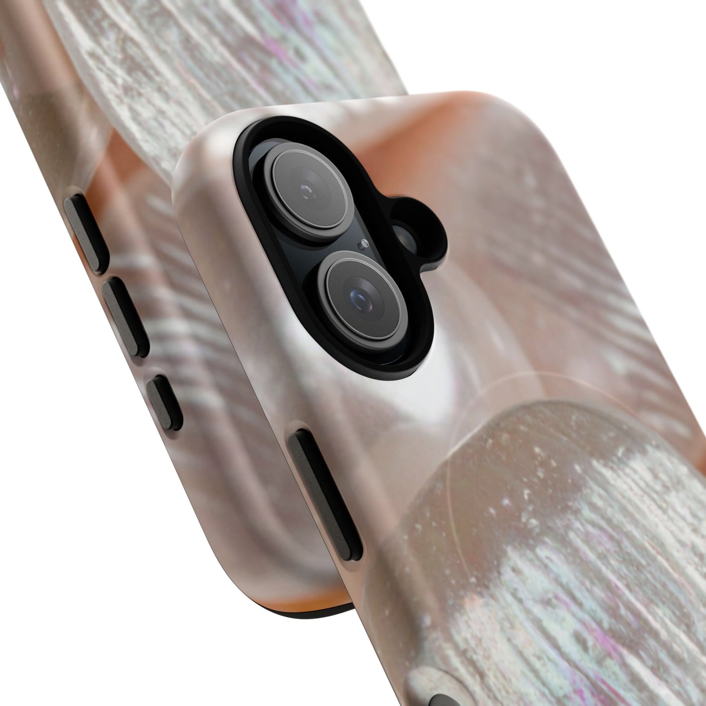 Protective Magnetic Phone Case – Blush Pearl