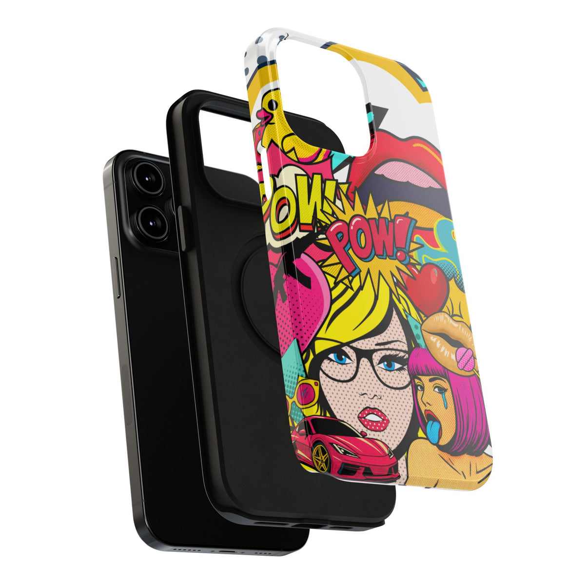 Impact-Resistant Phone Case – Pop Off – Compatible with iPhone 11–17 & Samsung Galaxy S22–S26 Series