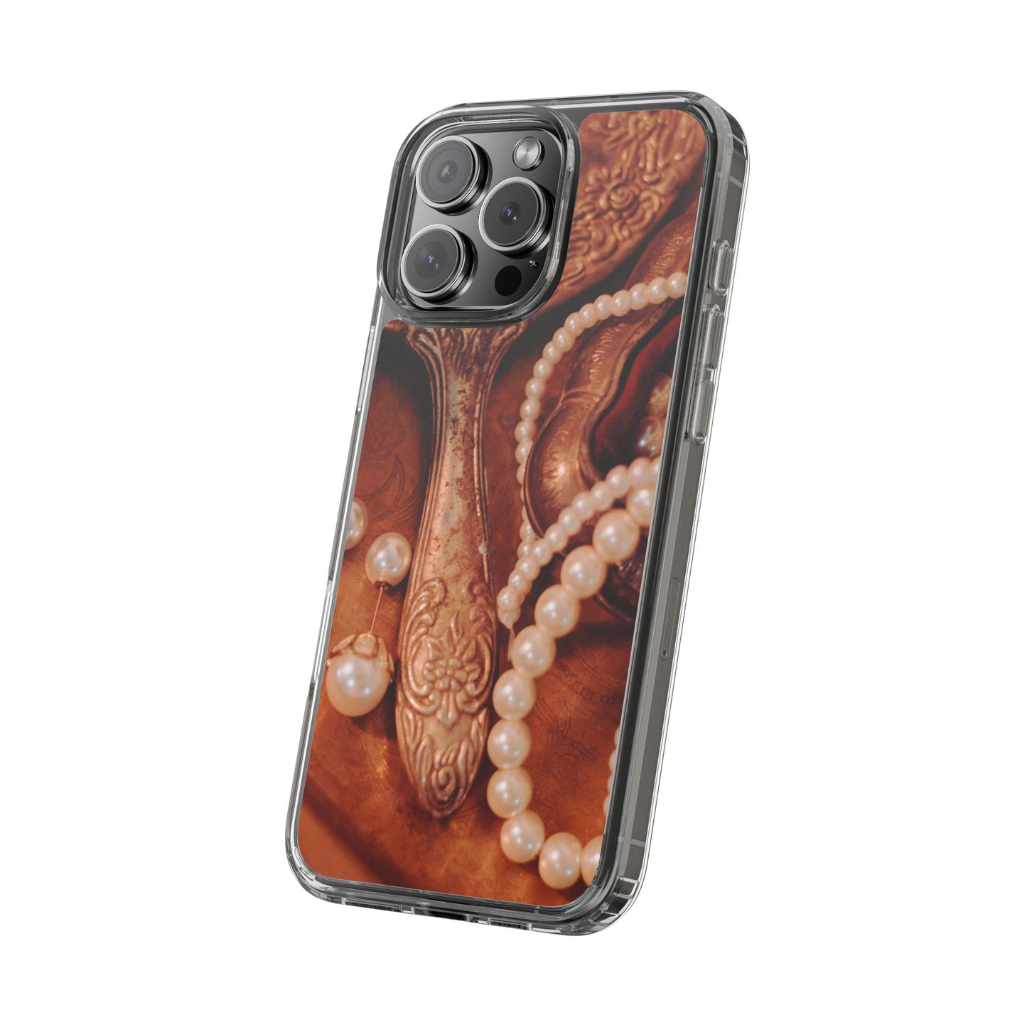 Clear Phone Case – Bronze Vanity