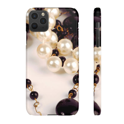 Snap Phone Case – Noir Pearl