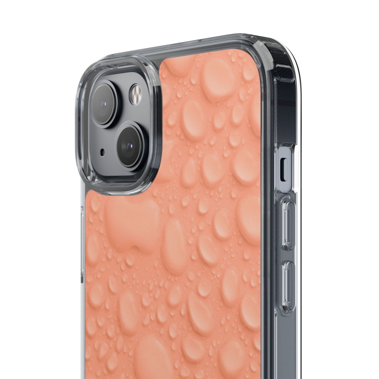 Clear Phone Case – Apricot Rain