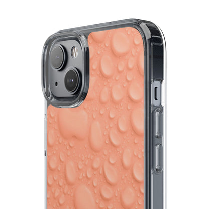 Clear Phone Case – Apricot Rain