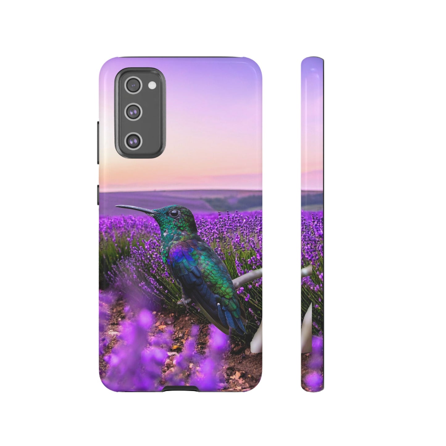 Protective Phone Case – Hummingbird Reverie