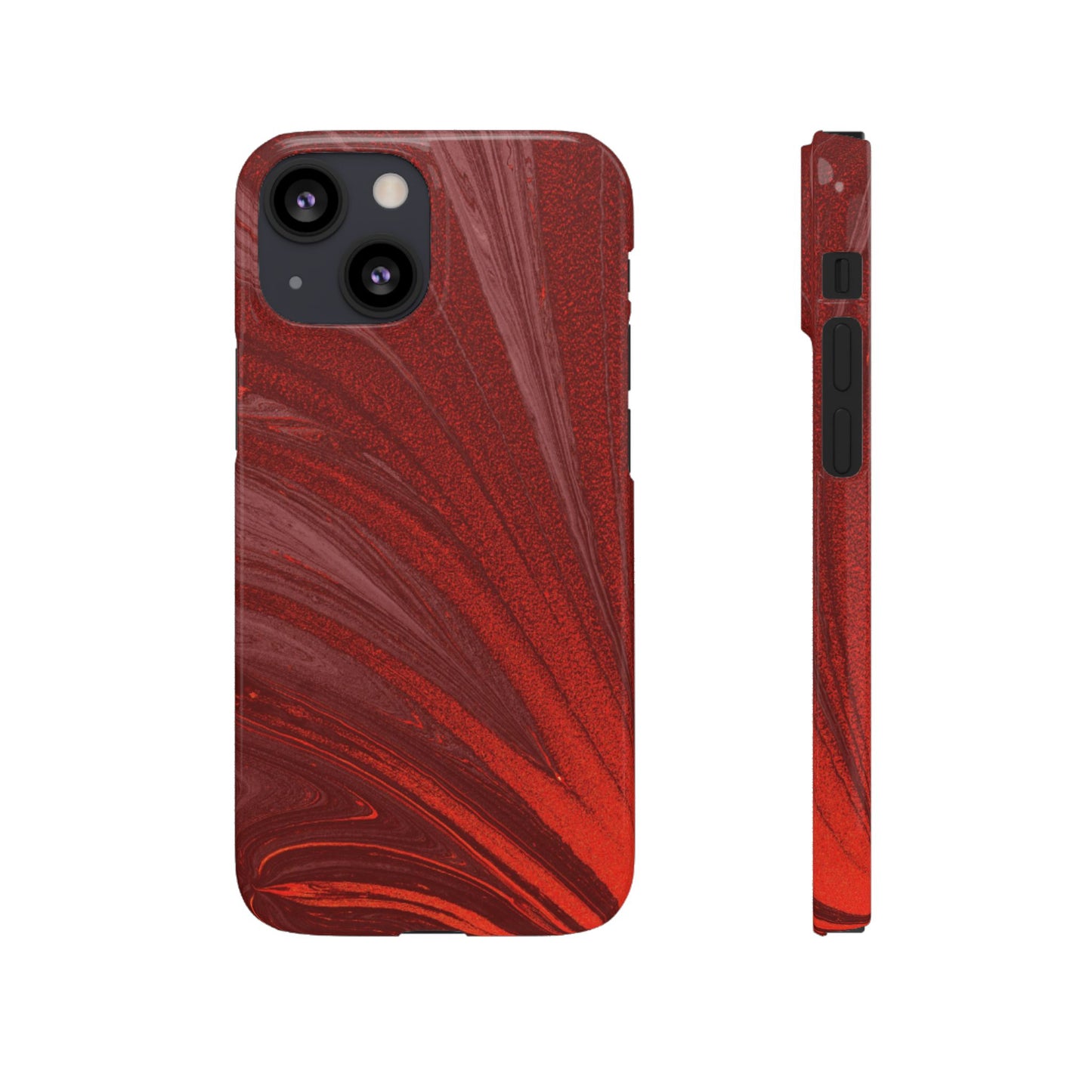 Snap Phone Case – Crimson Current