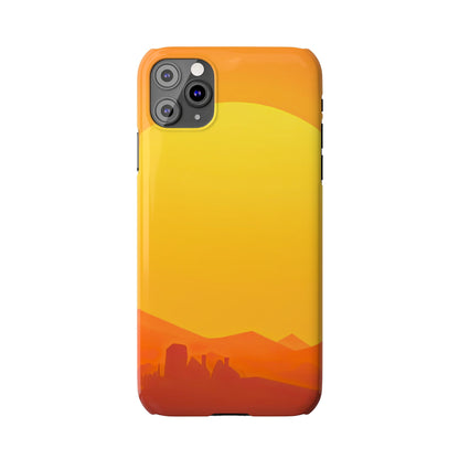 Slim Phone Case – Desert Sunrise