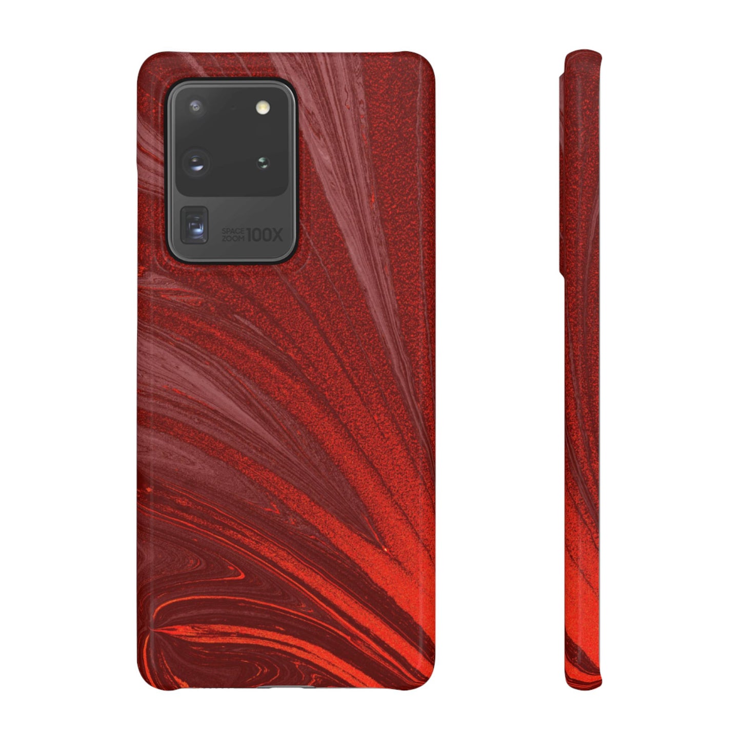 Snap Phone Case – Crimson Current