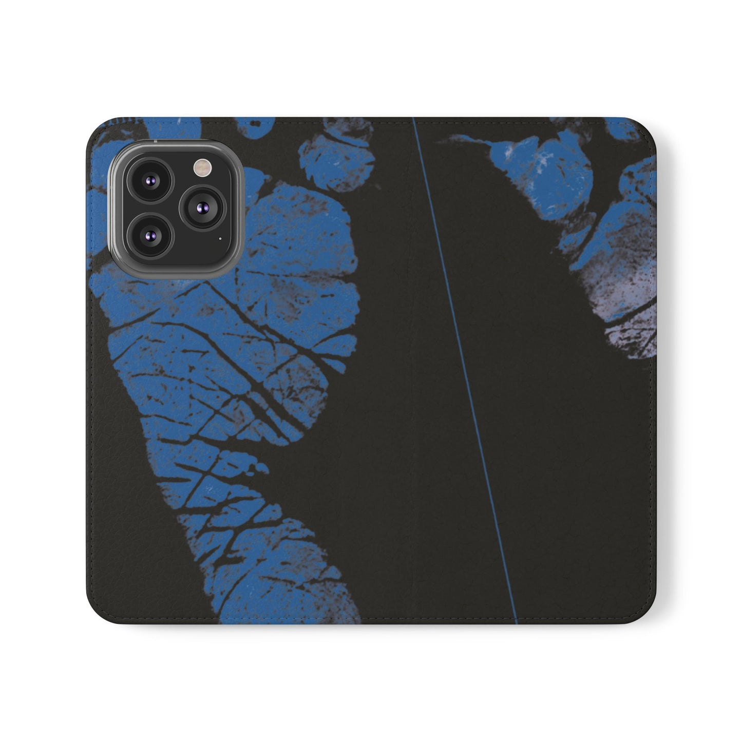 Flip Case – Mom’s Little Blue Footprints