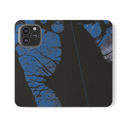 Flip Case – Mom’s Little Blue Footprints