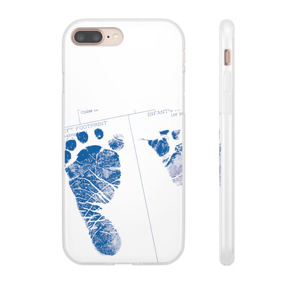 Flexi Case – Mom’s Little Blue Footprints