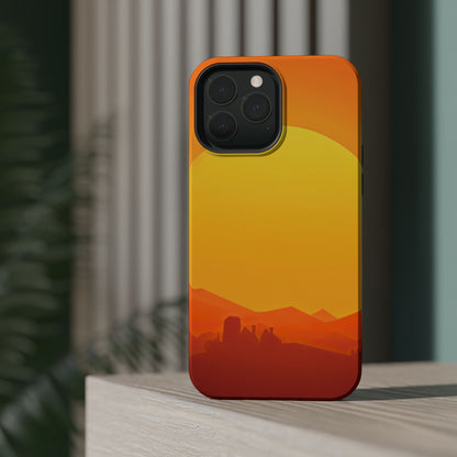 Wireless-Charging Compatible Case – Desert Sunrise