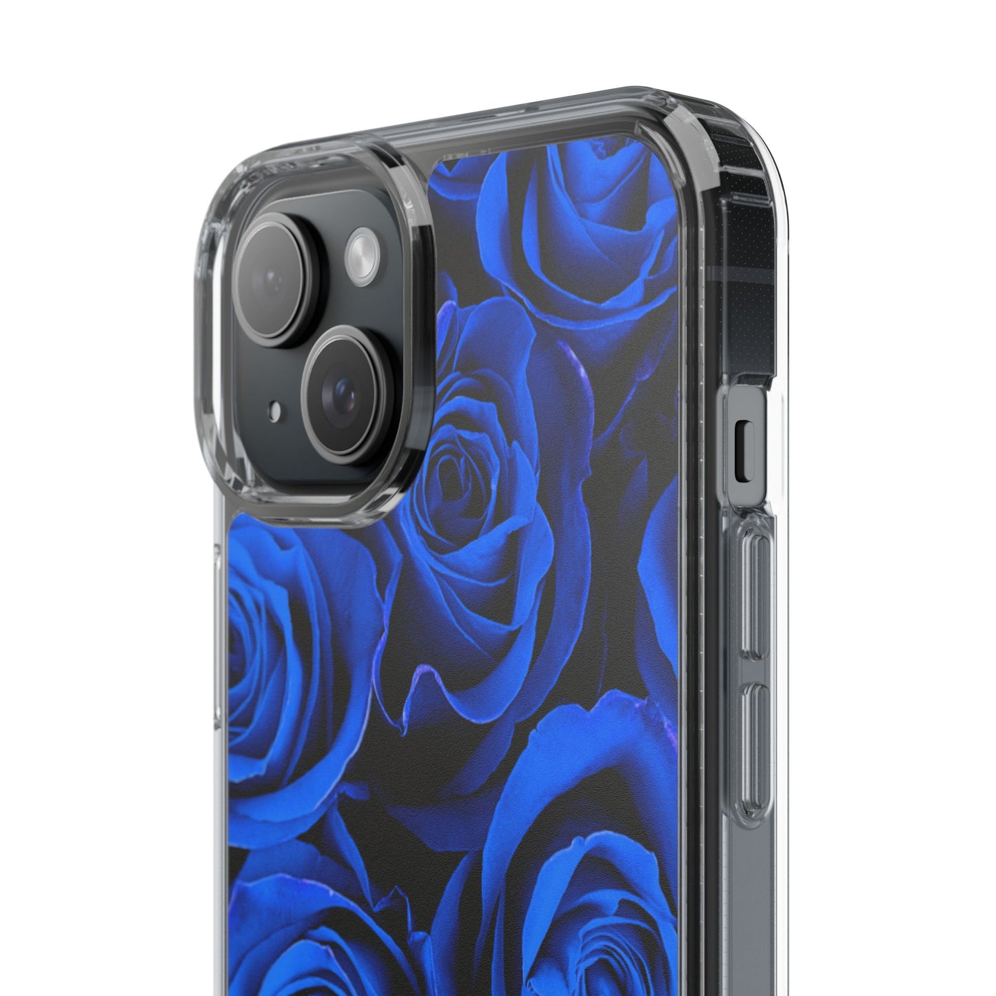 Clear Phone Case – Midnight Bloom