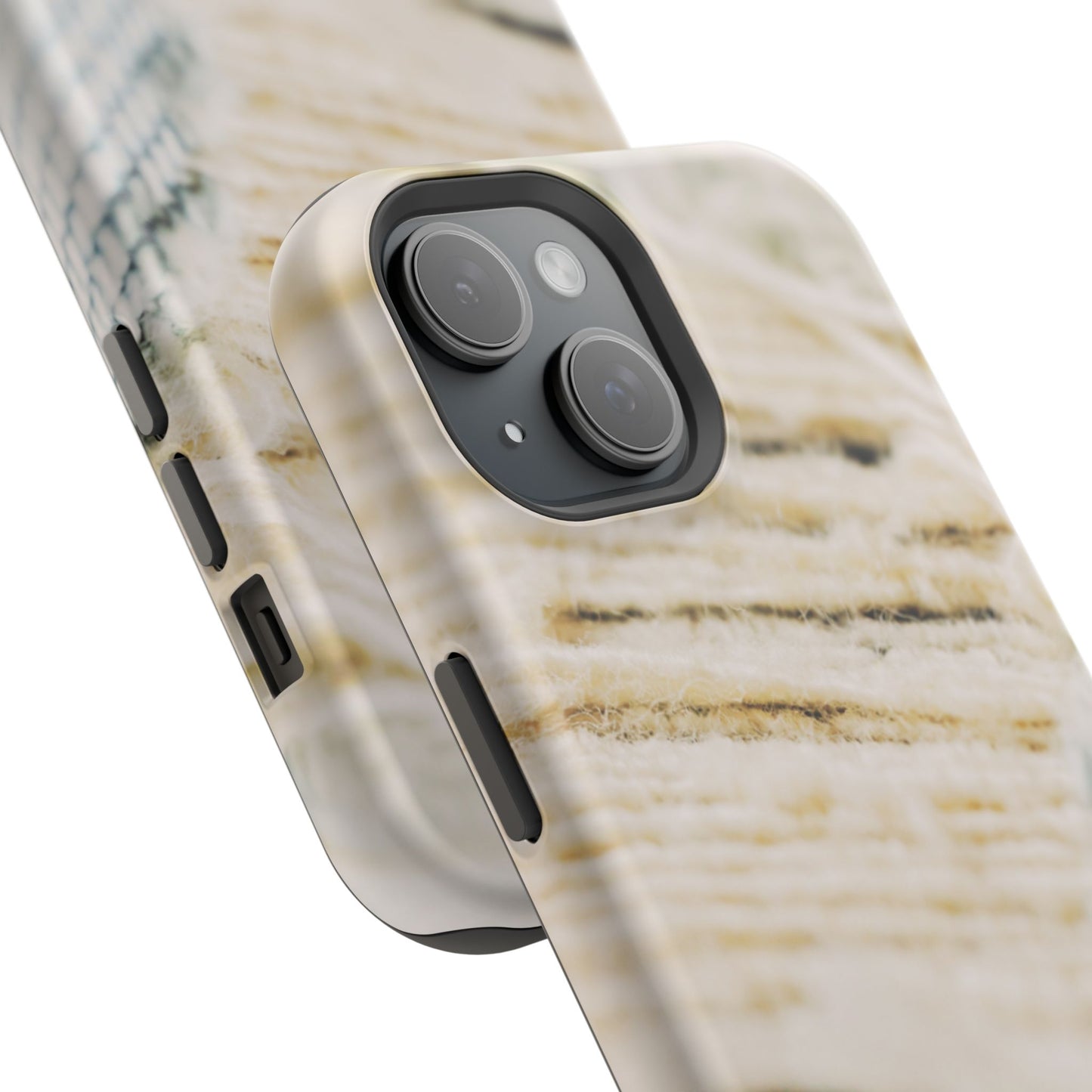 Impact-Resistant Phone Case – Woven Warmth