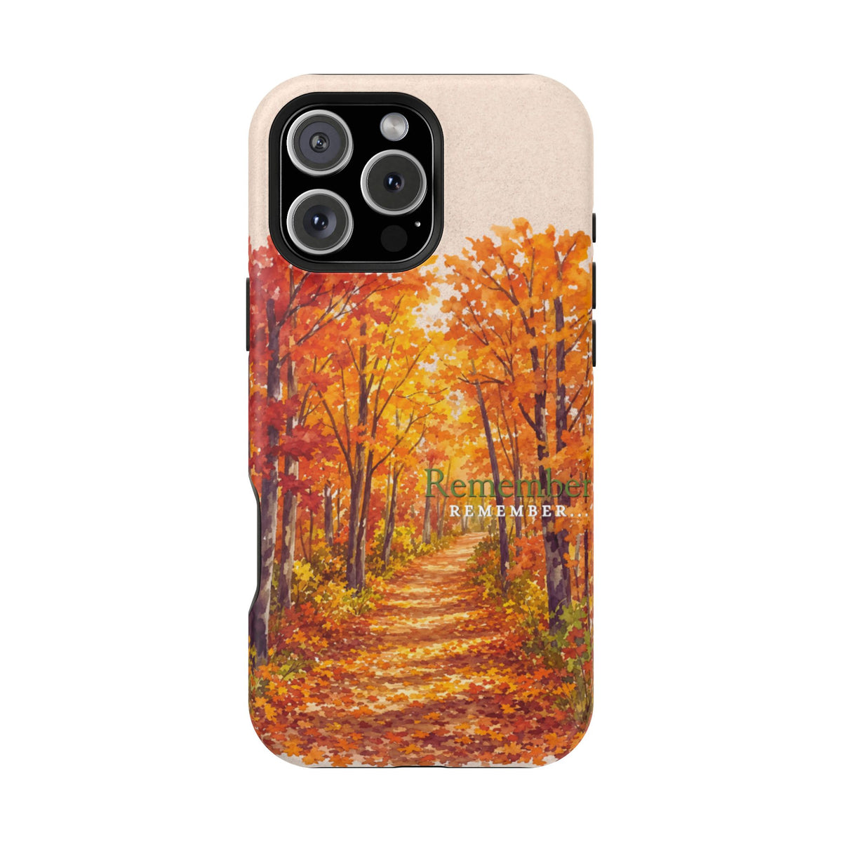 Impact-Resistant Phone Case – Autumn Remembered – Compatible with iPhone 11–17 & Samsung Galaxy S22–S26 Series
