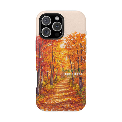 Impact-Resistant Phone Case – Autumn Remembered – Compatible with iPhone 11–17 & Samsung Galaxy S22–S26 Series