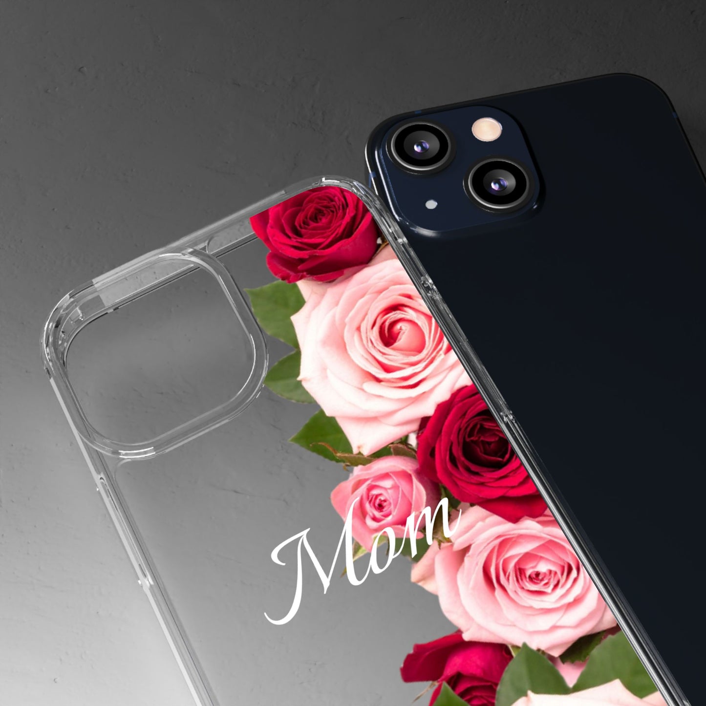 Clear Phone Case – Mom’s Rose Bouquet