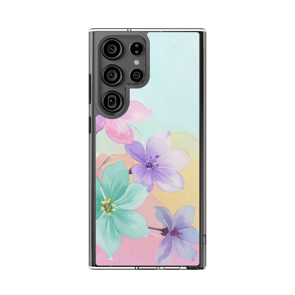 Clear Phone Case – Water Petal