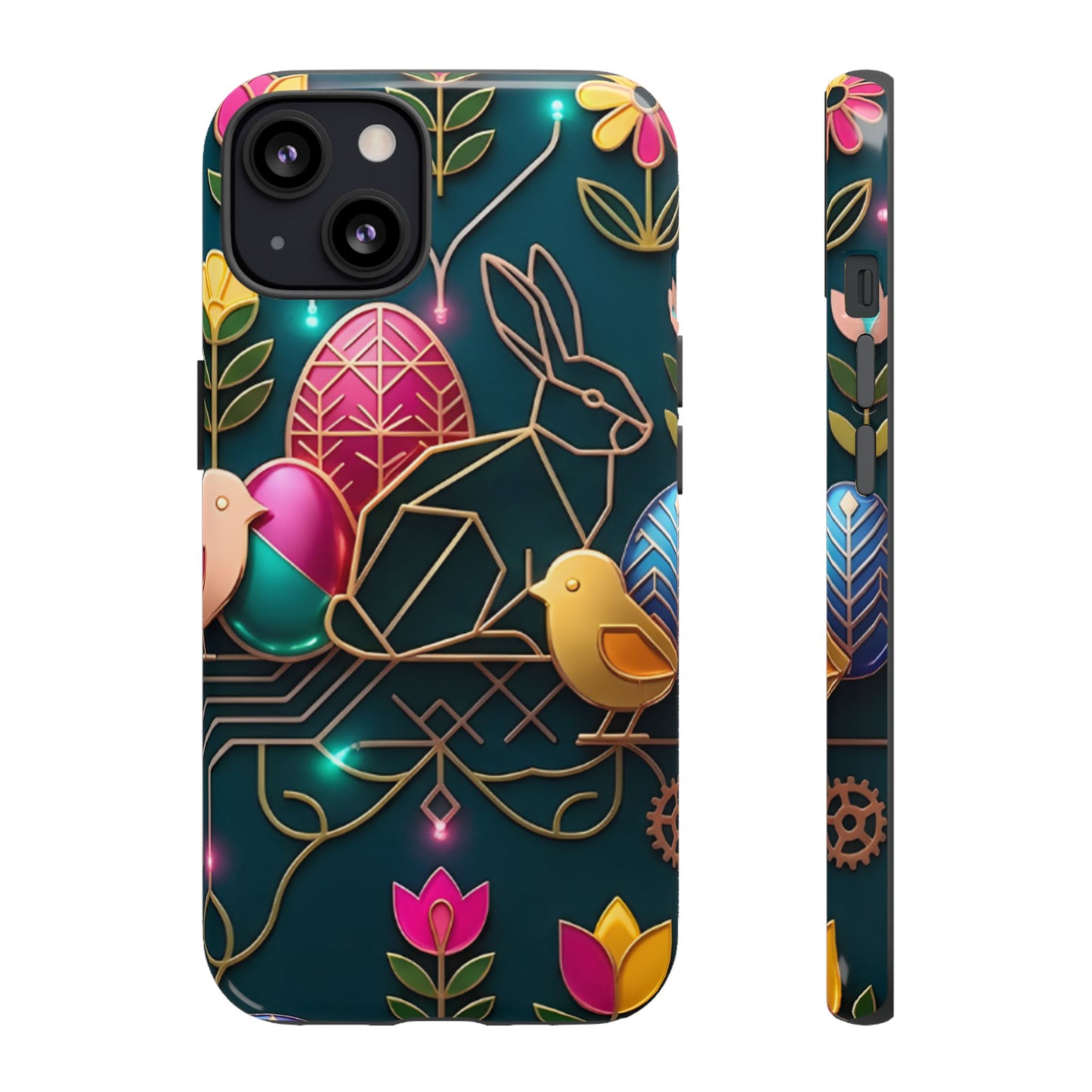 Protective Phone Case – Jeweled Garden