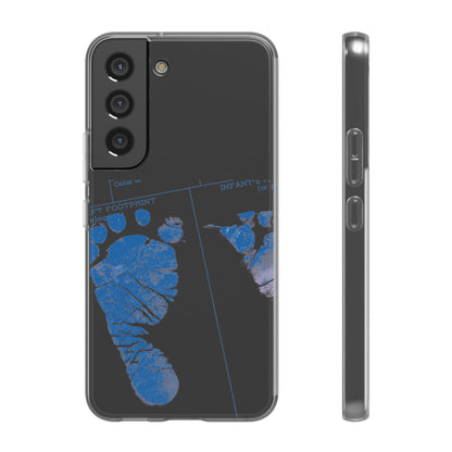 Flexi Case – Mom’s Little Blue Footprints