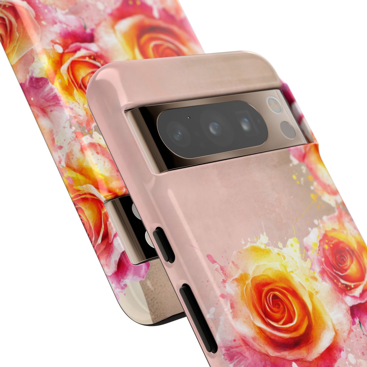 Protective Phone Case – Sunset Roses