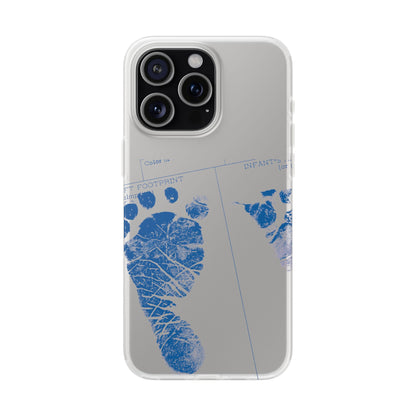 Flexi Case – Mom’s Little Blue Footprints