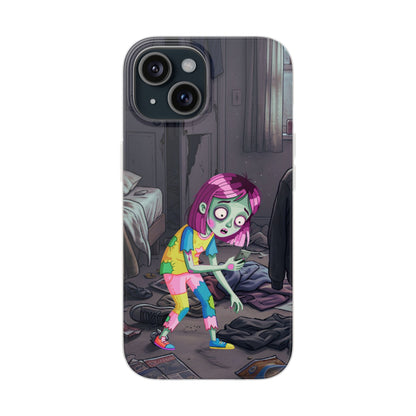 Zombie Girl Phone Case — Cute Creepy Cartoon Phone Cover