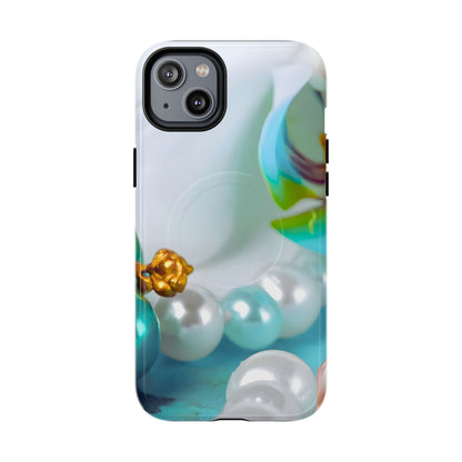 Protective Magnetic Phone Case – Mermaid's Pearl