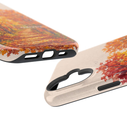 Wireless-Charging Compatible Case – Autumn Remembered – Compatible with iPhone 13–17 & Samsung Galaxy S25–S26 Series