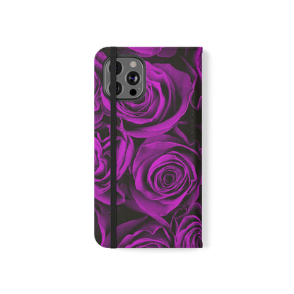 Flip Case – Amethyst Roses