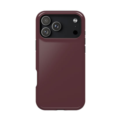 Wireless-Charging Compatible Case – Mulled Wine – Compatible with iPhone 13–17 & Samsung Galaxy S25–S26 Series