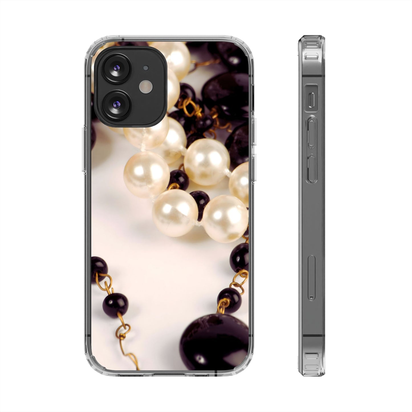 Clear Magnetic Phone Case – Noir Pearl