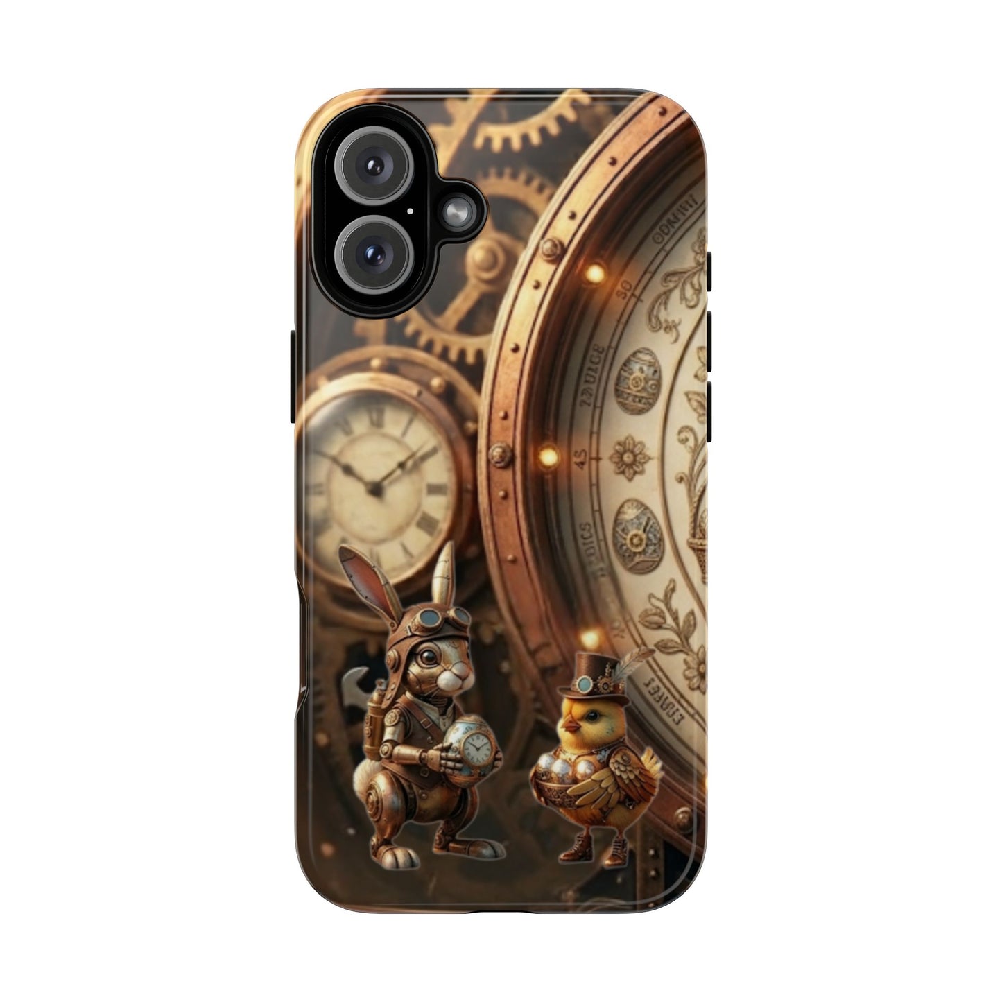 Protective Phone Case – Clockwork Cottontail