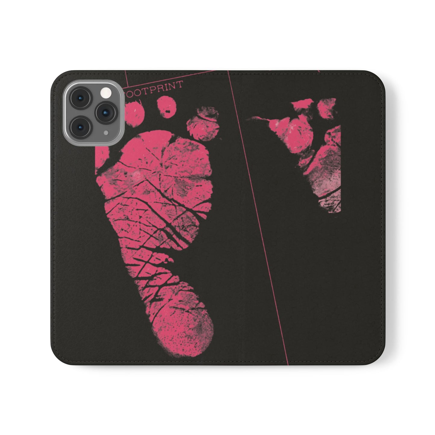 Flip Case – Mom’s Little Pink Footprints