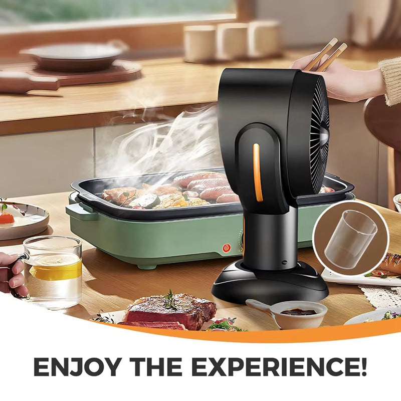 B97A-Purifier Fan, Removable and Washable Filter Portable Smokeaway Fan for Smoke, Smoke Away Purifier Fan