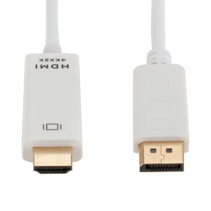 4K Displayport to Hdmi-Compatible Adapter Cable 1.8M DP to HDMI HD Video Audio Converter Cable for PC TV Projector Laptop