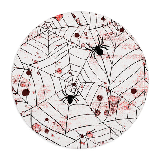 Round Mouse Pad – Blood Web