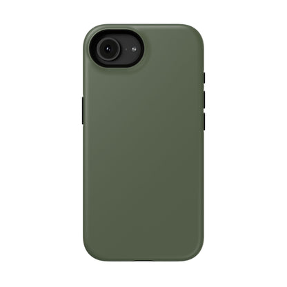Impact-Resistant Phone Case — Military Green Protective Shockproof Cover