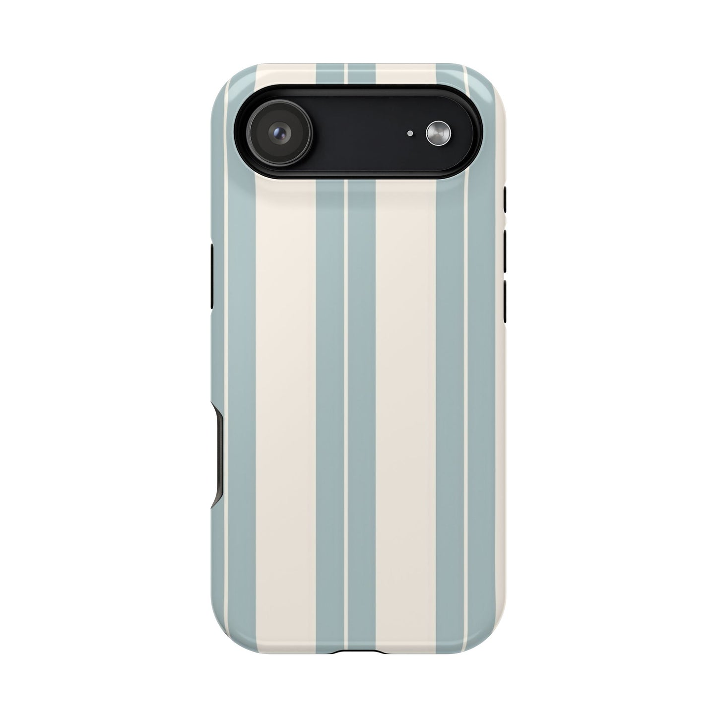 Wireless-Charging Compatible Case – Coastal Stripe